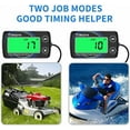 thumbnail image 2 of Small Engine Tachometer Hour Meter – Digital Inductive Waterproof Tiny Tach/RPM/HR Meter for Dirt Bike/Chainsaw/Lawn Mower/Generator/Motorcycle/Boat Marine Outboard (Vehicle Parts & Accessories), 2 of 7