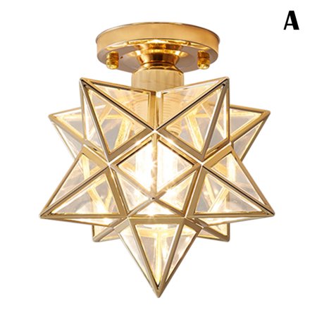 

Ceiling Lamp Five-pointed Star Ceiling Light Hallway Aisle Balcony Small Lamps Iron Art Lamp Chandeliers