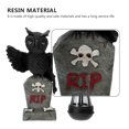 thumbnail image 2 of OULII Solar Owl Statues  Theme Decorative Lighting 1Pack, 2 of 8