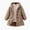 Khaki, variant on Girls Long Winter Coat Fleece Lined Thicken Warm Button Jacket Long Length Comforty Hooded Coat Pink Size 5T