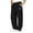 Black, variant on Chiccall Boys Girls Baggy Sweatpants Elastic Waist Wide Leg Lounge Sweat Pants Casual Versatile Joggers Track Pants with Zippers and Pockets