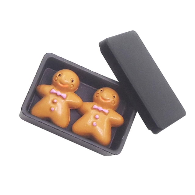 Milaget 1/12 Scale with Miniature Storage Box Dollhouse Decorative Accessory - Black, as described