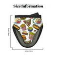 thumbnail image 3 of Rocae Hot Dog With One Sausage for Mini Oven Mitts Rubber Oven Glove, Kitchen Mittens, Cute Cooking Mitts,5.9"x5.9", 3 of 7