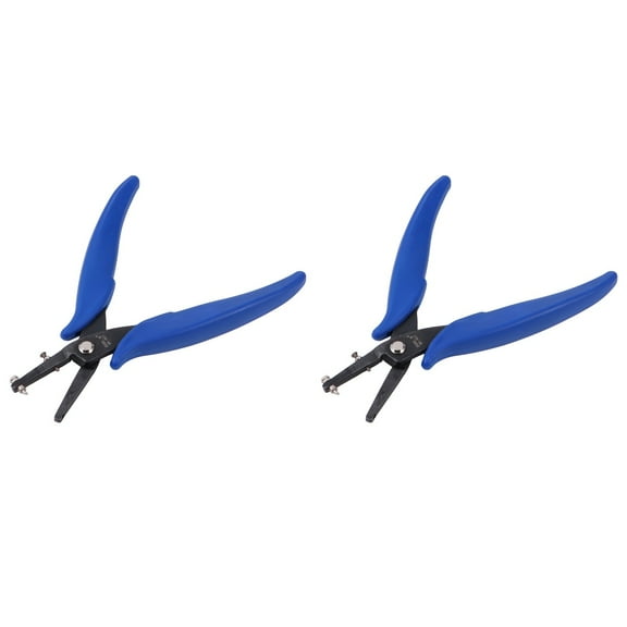 FOMIYES Hole Puncher Steel Heavy Duty For Leather Canvas Paper Diy Projects 2Pcs 5.9x2.36x0.39In