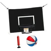 Trampoline Basketball Hoop Sturdy for Dunking Trampoline Attachment Accessories 45cm Colored Ball