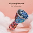 thumbnail image 4 of PEPISKY African Hand Drum 8 Inch Portable Djembe Drum Percussion Instrument with Colorful Art Patterns for Children Light, 4 of 8