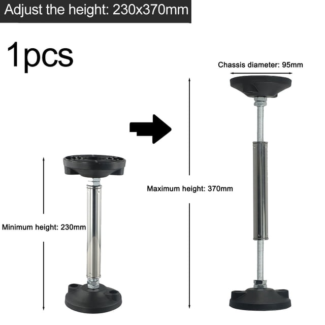 Chendee Telescopic Support Rod Cabinet Adjustable 300Kg Weight Capacity Sink Support,23-37Cm