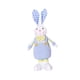 thumbnail image 3 of Conejo de Pascua de peluche, muñeco de pie, figura coleccionable en miniatura Azul, 3 of 9
