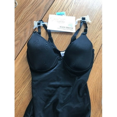 Jaclyn Smith Womens Size Small Black Body Briefer Shapewear Slimmer NEW