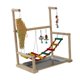 thumbnail image 2 of Parque de juegos para pájaros Escalera de actividades para pájaros Accesorios para jaulas de pájaros Percha de madera Soporte de juego para pájaros, 2 of 8