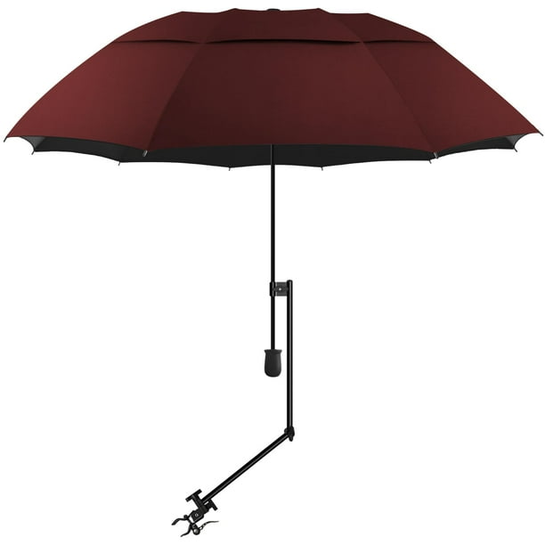 Sombrilla de playa XLINGZA UPF 50+ con pinza ajustable