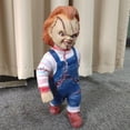 thumbnail image 5 of Muñeco Chucky grande, original, semilla 1/1, estatua de pie, figura de película de terror, muñeco, regalo de vacaciones, muñeco Chucky, accesorios de decoración de Halloween, 5 of 5