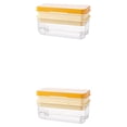 thumbnail image 4 of Molde para cubitos de hielo Bearachild PP portátil lavable reutilizable 32 rejillas de repuesto, 4 of 6