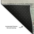 thumbnail image 5 of Addison Rugs Mayfield Premium Machine Washable Transitional Stripes Teal Rectangle Rug, 10' X 14' Machine Washable Transitional Stripes Teal Oversized Sherpa Throw Blanket, 5 of 6