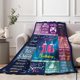 thumbnail image 4 of LHSHID Paready 18th Birthday Blanket Soft Flannel Throw Blanket Lightweight Cozy Birthday Blanket for Boys Girls Adults Comfortable Bed Blanket for Sofa Living Room Home Camping Couch 60x80in, 4 of 6