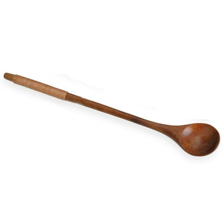 

Feiboyy Retro Long Handle Wood Spoon Coffee Tea Cooking Dining Utensil Cutlery Wooden