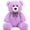 Purple, variant on MorisMos Bow Tie Teddy Bear Stuffed Animal, 20" Classic Stuffed Cuddly Hugging Bear