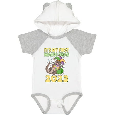 

Inktastic It s My First Mardi Gras 2023 Gift Baby Boy or Baby Girl Bodysuit