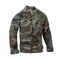 thumbnail image 1 of Rothco Woodland Camo Rip Stop BDU Shirt - 5944, 1 of 2