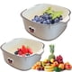 thumbnail image 4 of Cesta Almacenamiento Frutas Plástico Doble Capa Lindo para Sala Estar, 4 of 9