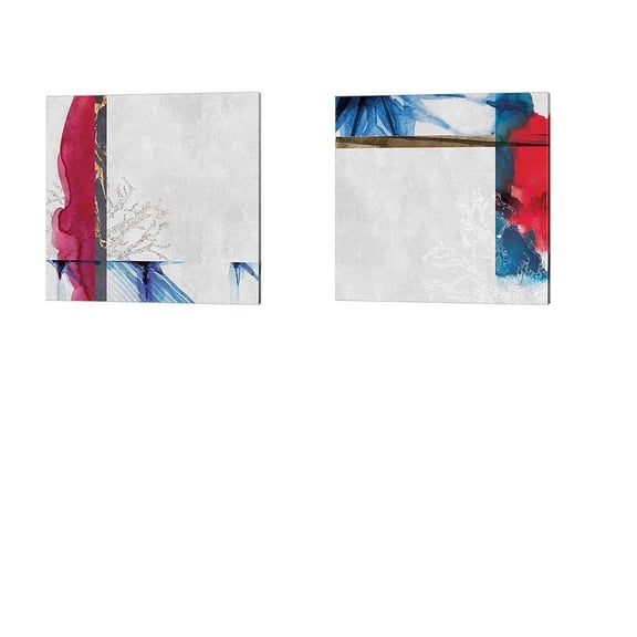 Great Art Now East of Eden by Louis Duncan-He 2 Piece Canvas Art Set Each 14"W x 14"H