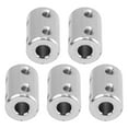 thumbnail image 2 of Shaft Coupling, 6 To 6mm Rustproof Motor Shaft Connector Anti Deformation  For Motor Transmission, 2 of 8