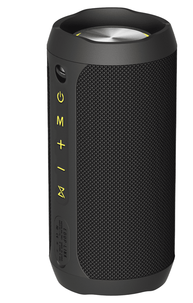 EDUPLINK M6PRO Bluetooth Portable Speaker, Outdoor Speakers, Black, 1 Pack
