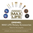 thumbnail image 2 of Dremel Max Life 9903Hp 1/8" (3.2Mm) Tungsten Carbide Carving Bit, Silver, 2 of 7