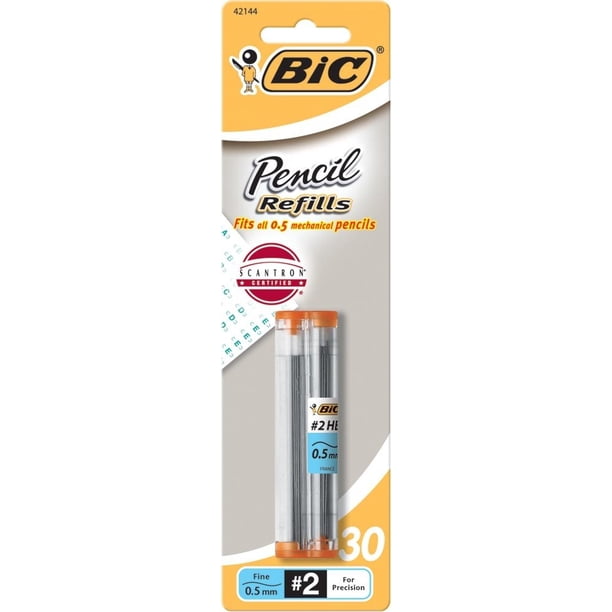 Recambios de plomo para lápices BIC Fine Point (0,5 mm), 30 quilates, L530P1
