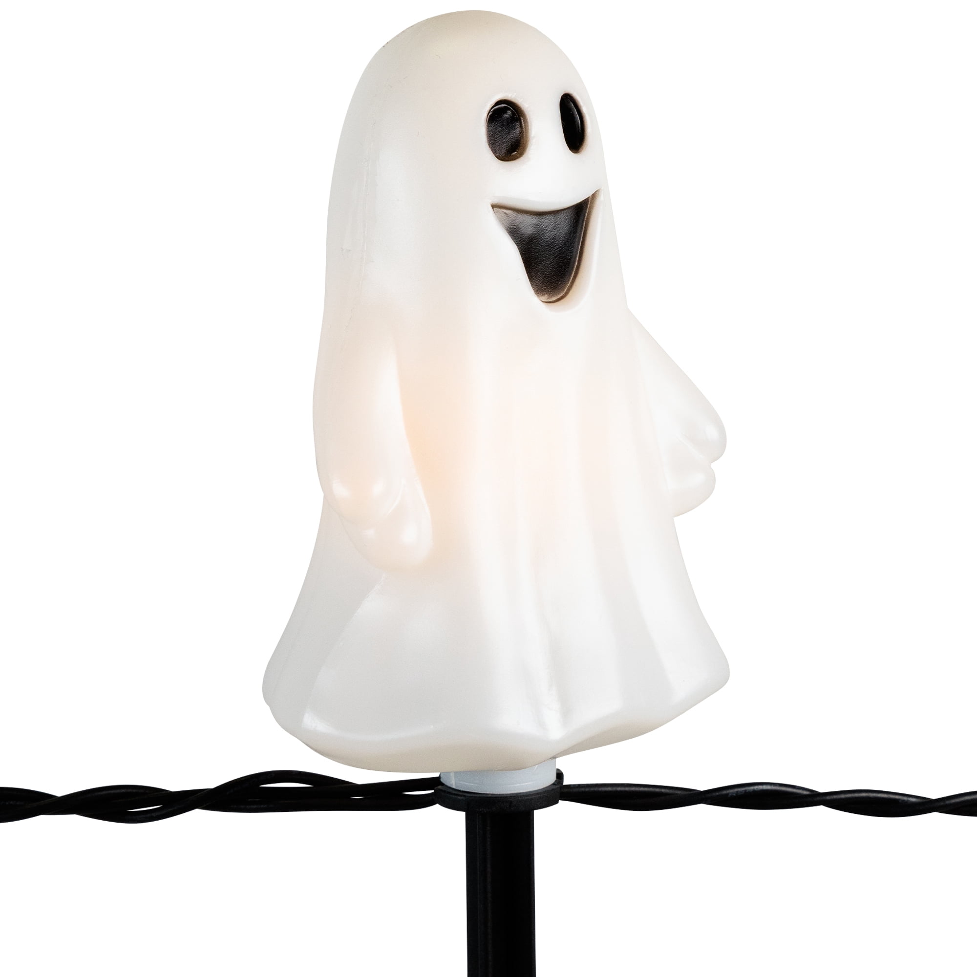 Northlight Lighted Ghost Shaped Halloween Outdoor Pathway Markers - 13" - Set of 5
