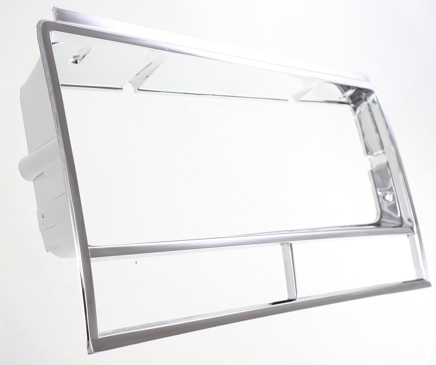 Replacement 6316 Headlight Door Compatible For 1982-1983 Chevrolet Malibu 1982-1987 GMC Caballero Left Driver Chrome