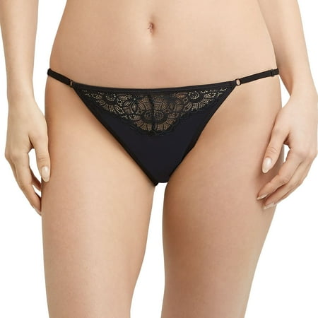 Maidenform® M Adjustable String Cheeky Bikini Panty DMLSBK Color: Black Size: SMALL