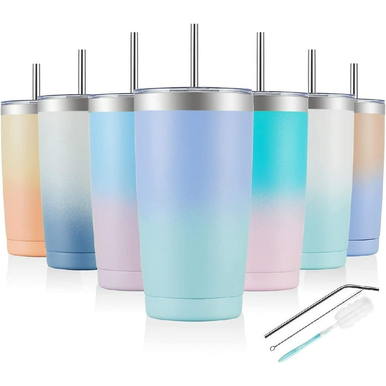 20oz Sublimation Glitter Tumblers Powder Straight Tumbler Stainless Steel  Tumber Vacuum Insulated Beer Bulk Travel Mugs With Straw FY5313 SS1107 From  Supercups666, $6.05