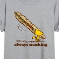 thumbnail image 3 of Peanuts - Always Snacking - Women's Oversized T-Shirt, 3 of 6