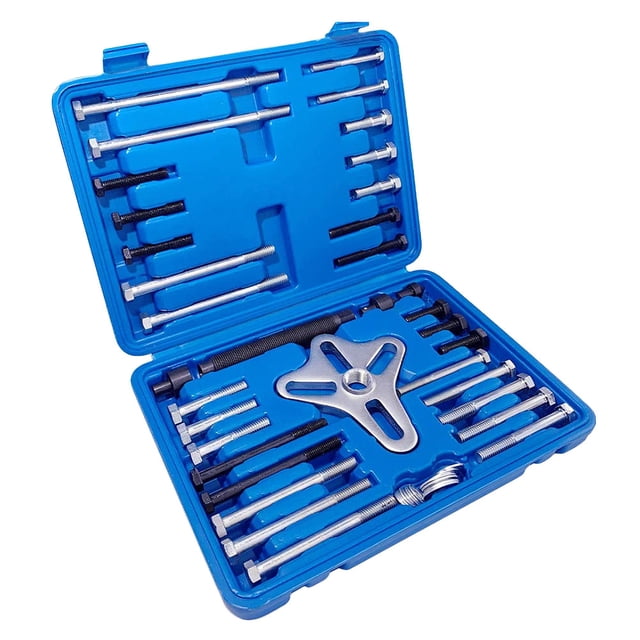 DEEPCRAFF 46Ud Kit Profesional Para Desmontaje De Volante Y Polea Con Protección Contra Daños Color Surtido