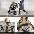 thumbnail image 6 of Car Seat Cover Baby - Airplane World Map Adventure Breathable Infant Car Seat Cover for Baby Carseat, Lightweight Comfort Baby Essentials Must Haves Newborn Stuff for Girl Boy, 6 of 7