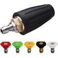 thumbnail image 1 of 4000 PSI 3.5 Port Rotating Turbo Nozzle Pressure Washer 6.35mm Quick Connect Accessory Kit with 5 Spray Nozzles, 1 of 5