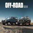 thumbnail image 4 of 1/16 WPL D-54 RC Car, 2.4G LC80 Realistic Land Cruiser 4WD Rock Crawler RC Vehicle, 260 Motor with 10-15 km/h Speed, LED Headlights, Independent Suspension, Blue/1 Battery, 4 of 5
