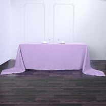 Efavormart Rectangle Tablecloth, 90"x156" Stain & Wrinkle Resistant Washable Table Cloth, Oblong Decorative Polyester Fabric Table Cover for Dining, Party, Wedding & Baby Shower- Lavender