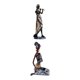 thumbnail image 1 of Estatuilla De Mujer Africana Zulema 2 Uds Estatua Tribal De Mujer Adornos, 1 of 8