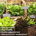 thumbnail image 4 of Etiquetas de plantas de metal, Etiquetas de plantas de aluminio, Etiquetas de árboles, Etiquetas de plantas de metal para jardín al aire libre Etiquetas de metal impermeables, Etiquetas de a, 4 of 5