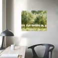 thumbnail image 4 of Creowell  Landscape Canvas Wall Art Abstract Floral Forest Modern Pictures Artwork Decoration for Living Room Kitchen Bathroom Office, Ready to Hang 20x16 in/16x12 in, 4 of 6
