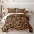 thumbnail image 2 of Erosebridal Fashion Cheetah Print Twin Quilt Set, Boys Girls Women Twin Coverlet Set, 2pcs, 2 of 7