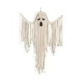 thumbnail image 2 of Dserhfy Halloween Ghost Decorations Hand-Woven Tassel Ghost White Rope Ghost Decor Hanging Ghost Wall Art Gift, 2 of 7