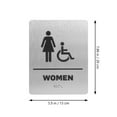 thumbnail image 2 of unbranded Señal Adhesiva Para Puerta Con Braille Para Uso En Locales Y Oficinas, 2 of 5