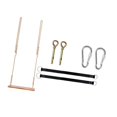 thumbnail image 2 of Siruishop Hanging Wood Swing Accessories Ornament Kids Swing Set for Porch Indoor Yard, 2 of 8