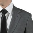 thumbnail image 3 of Adam Baker by Douglas & Grahame Men's 45221/2 Single Breasted 100% Wool Ultra Slim Fit Blazer/Sport Coat - Grey Mini Check - 38R, 3 of 4