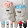 thumbnail image 1 of RKSTN Chic Style Bouquet 21 Pieces Broken Ice Blue with Gift Bag and Light, 1 of 6