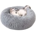 thumbnail image 1 of Cama de felpa para perros, cama para dormir para gatos, cama para perros Donut, sofá lavable para cachorros-- BANYUO Electrónica, 1 of 2