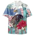 thumbnail image 6 of Yindaity July 4th Shirts for Men Vintage Old American Flag Patriotic 1776 We The People USA T-Shirt(Grey,L), 6 of 6